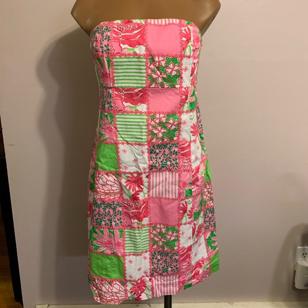 Strapless Lily Pulitzer dress